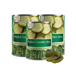 Export Quality Made In Vietnam Hot Sale Cheap Price Tasty Canned <b>Pickled</b> Cucumbers in Brine <b>Packed</b> in A10 Can - Product Image 1