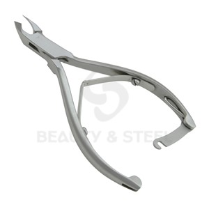 Heavy Duty Stainless Steel Cuticle Cutter Double Spring <b>Locking</b> Handle Smooth Action Hand Tool For Beauty Technicians - Product Image 1