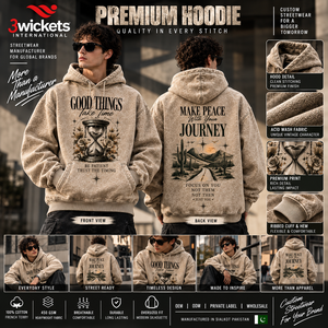 Sudadera con Capucha Estilo Streetwear, Lavado Ácido, Personalizada, 450 GSM, Transpirable, Ecológica, para Hombre, Corte Regular, Venta al Por Mayor - Product Image 5