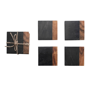 Posavasos de Lujo Rústicos de Cuerno de Búfalo con Acabado Pulido a Mano, Colección Elegante de Posavasos de Cuerno para Regalo, Posavasos de Cuerno Ecológicos Premium - Product Image 5