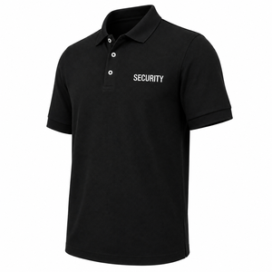Camiseta Polo de Uniforme de Guardia de Seguridad con Logotipo Personalizado, Camiseta de Trabajo de Manga Corta, Color Sólido, Ropa de Trabajo de Guardia de Seguridad Personalizada - Product Image 5