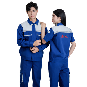 Vêtements de travail de haute qualité pour ouvriers d'usine, ensemble de style personnalisé, vêtements grande taille, uniforme de soudeur, veste FMF - Faible MOQ - Product Image 4