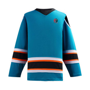 Maillot de hockey sur glace professionnel, matériau léger, coupe confortable, idéal pour les séances d'entraînement - Product Image 1