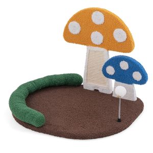 Cuccia Grande a Forma di Fungo per Gatti con Pannello Tiragraffi in Sisal per Gatti da Interno - Product Image 2