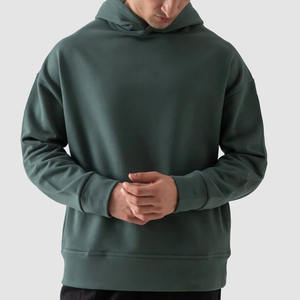 Sweat à capuche oversize de luxe pour homme, 450 g/m², 100 % coton polaire, design uni, produit de mode - Product Image 1