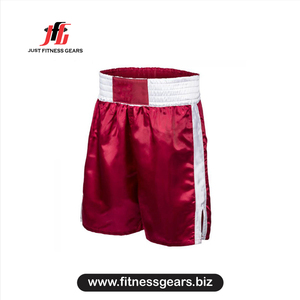 Shorts de boxe bleus pour hommes, coupe classique, 100% polyester, vêtements d'arts martiaux durables, taille adulte - Product Image 5