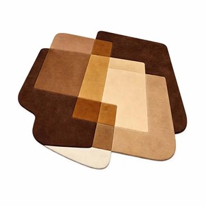 พรมปูพื้นลายเรขาคณิตทันสมัย สีน้ำตาลเบจ ลายแบบนามธรรม ขนนุ่ม หรูหรา ผลิตด้วยมือ เหมาะสำหรับห้องนั่งเล่น ห้องนอน ตกแต่งบ้าน - Product Image 3