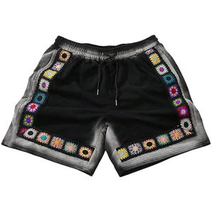 Casual Loose Canvas <b>Drawstring</b> Knitted Oversized Bulk Custom Heavyweight 100% Cotton Running Shorts uploaded by Dress Sports - Product Image 1