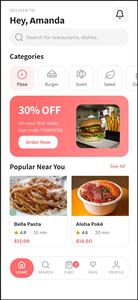 Plateforme de livraison de repas — Les clients peuvent commander des repas, les restaurants gèrent les commandes, les livreurs effectuent les livraisons - Product Image 2