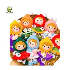 Llavero de Muñeca de Ganchillo, Juguete de Peluche de Lana, Tamaño Personalizado para Niños de 7 a 12 Años - Product Image 6