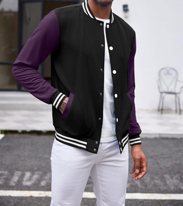 Veste universitaire classique pour homme et femme, hiver, logo brodé personnalisé, fourrure de mouton, 100% laine, équipe scolaire, fabrication OEM - Product Image 5