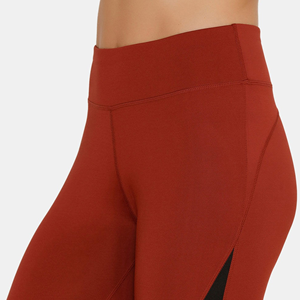 High Waisted Full Length Solid Color <b>Knitted</b> <b>Leggings</b> Stretch Women's Sporty Pants - Product Image 5