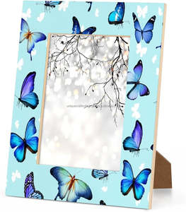 Cadre photo en bois moderne de qualité supérieure, artisanat indien unique, luxueux, fait main, écologique, durable, vintage pour la maison et le bureau - Product Image 4