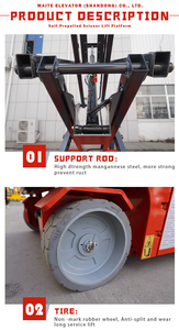 Plataforma Elevadora de Tijera Autopropulsada de 6-10 m, Empresa de <span class=keywords><strong>Alquiler</strong></span>, Compras al por Mayor, Vehículos Aéreos para Trabajos en Altura - Product Image 6