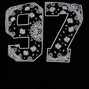 Maillot de football américain oversize imprimé bandana pour femme, manches longues, coupe ample, style streetwear décontracté, vente en gros OEM pour les États-Unis - Product Image 6