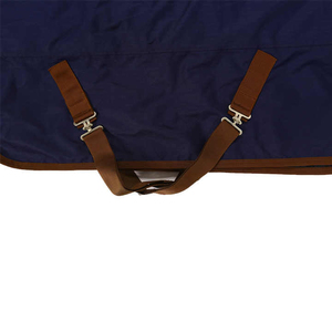 Couvertures d'hiver imperméables en polaire de haute qualité pour chevaux, doublées de tissu, pour l'extérieur et la protection en écurie, vente en gros personnalisée - Product Image 1