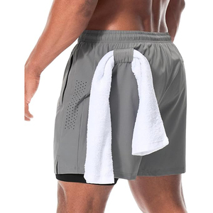 Pantalones Cortos Deportivos de Algodón 100% con Costuras Reforzadas para Hombre, Construcción sin Fricción, para Correr y Entrenar, Interior Suave sin Rozaduras - Product Image 2