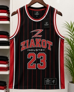 Seragam Basket Sublimasi Bolak-Balik Warna Ungu Putih Kustom Terlaris Industri Grosir Langsung - Product Image 3