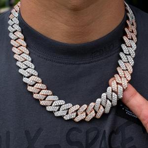 Chaîne cubaine en argent sterling 925 avec moissanite, certifiée GRA, bijoux de mode hip-hop, collier accessoire de déclaration personnalisé - Product Image 2
