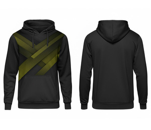 Sweat à capuche personnalisé avec logo par sublimation, style streetwear – Sweat à capuche personnalisé pour équipe, hommes, femmes, jeunes, veste à capuche d'entraînement, vêtements de sport - Product Image 6