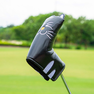 Pakistan Made Waterproof PU Leather <b>Golf</b> Head Cover Printed Patterns Custom Logo High Quality Wholesale Online Sale SOSH4 Brand - Product Image 3