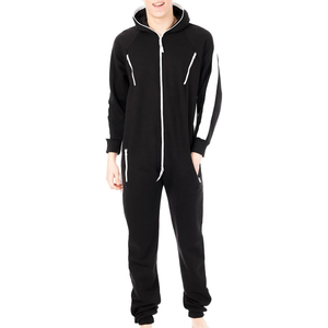 Family Matching Fleece Breathable Hooded JumpSuits One Pieces <b>Pajamas</b> <b>For</b> <b>Men's</b> High Quality Sleepwear Jumpsuit - Product Image 1