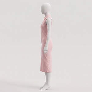 Women Floral Jersey Velour Solid Letter Trendy Sleep Wear Robe Set Front 100% Cotton Breathable Eco-Friendly Elastic Waist Long - Product Image 3