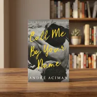 Appelle-moi par ton nom de André Aciman, livre broché de haute qualité, best-seller de la fiction pour adultes, 258 pages, 6x9 pouces