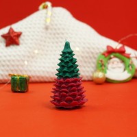 Bougie de Noël en cire de soja faite à la main, parfumée, aromathérapie, décoration de fête, cadeau de Nouvel An, décoration de la maison