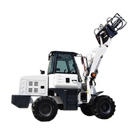 Mini 1.2ton pompe hydraulique Diesel 4WD chargeur de chargeuse sur pneus utilisé/nouveau 2 tonnes de charge Liyuan Yunnei jardin ferme Restaurant vente au détail