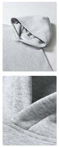 Service OEM, vente en gros de sweats à capuche légers en coton uni pour hommes, taille grande, été - Product Image 6