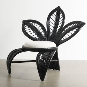 Round black rattan <b>chairs</b> hot deal cheapest price home furniture natural <b>cane</b> dining <b>chair</b> - Product Image 3