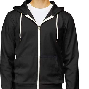 Sweat-shirt à capuche unisexe à fermeture éclair intégrale, coupe confortable, en molleton bouclette 100% coton épais 300g, pour l'automne - Product Image 1