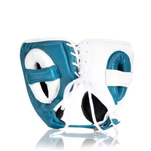 Conjunto Profesional de Boxeo de Cuero de Alta Calidad con Guantes y Protector de Cabeza Ajustable, Transpirable y Cómodo para Entrenamiento - Product Image 4