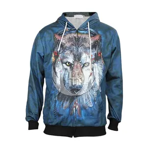 New Animal Fox Mens Dài Tay Áo Thăng Hoa Áo Thời Trang Thoáng Khí Kinh Doanh Giản Dị Áo Hoodies