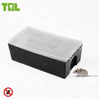 Piège à colle rectangulaire 2026 pour rats, station d'appât longue durée, boîte à souris en plastique