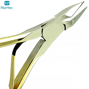 Good Supplier Durable High-Precision Gold Cuticle Clipper with Ergonomic Spring Sharp Stainless Steel Nail Clippers <b>Trimmers</b> - Product Image 6