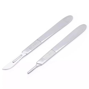 Manche de scalpel chirurgical personnalisé en acier inoxydable, le plus vendu en gros, pour usage manuel - Product Image 2