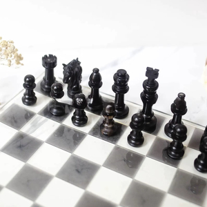 ILAHI's Eco-Friendly Rustic Polished Rectangle <b>Chess</b> <b>Board</b> Game 100% Handmade Pure Wood Animal/Love Style Customized Size <b>Chess</b> - Product Image 1