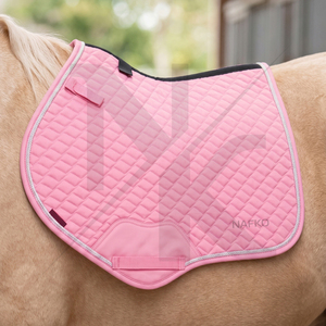 Wholesale Price Close Contact Saddle <b>Pads</b> New Design Anti Slip Shock Proof Cotton <b>Foam</b> <b>Padded</b> Horse Show Jumping Tack Custom - Product Image 2