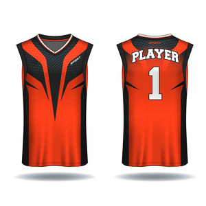 Custom Basketball Jersey White Orange Blue Pinstripe Design Sleeveless Sports Uniform Personalized Team Wear Athletic Vest - Product Image 4