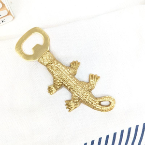 Ouvre-bouteille en métal en forme de crocodile, ouvre-bouteille de bière fantaisie, outil de bar décoratif vintage, accessoire de barman, cadeau pour la cuisine et le bar - Product Image 4