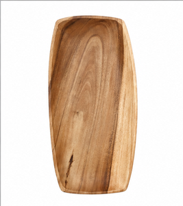 Plateau de service artisanal en bois d'acacia, plateau de service en bois massif, planche de service pour aliments, plateau de service rustique pour la cuisine - Product Image 5
