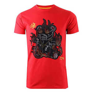 เสื้อยืดพิมพ์ลายเพชรเทียม เสื้อยืดผู้ชายขายส่ง รับทำโลโก้ตามสั่ง มีทุกขนาด เสื้อยืดผู้ชาย - Product Image 4