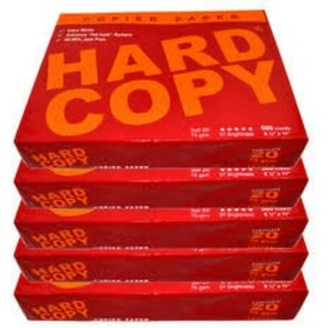 Hard Copy Bond 70gsm and 75 Gsm A4 Copy <b>Papers</b> / 8.25x11 500 White Sheets Per <b>Ream</b>, 5 <b>Reams</b> Per Box A4 Copy <b>Papers</b> for Sale - Product Image 2