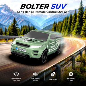 Coche RC SUV Mirana Bolter para Niños |   Coche RC de Largo Alcance |   Aumento de Velocidad Turbo 1.5x |   Luces LED y Neumáticos Antideslizantes - Product Image 6