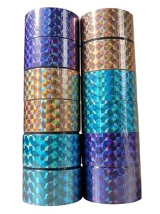 Ruban adhésif holographique multi-usages pour loisirs créatifs, papeterie, journalisation, fabrication de cartes et décoration – Vente en gros OEM - Product Image 1