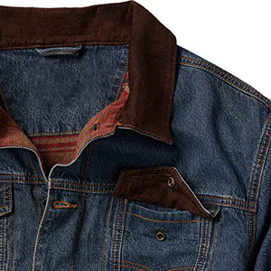 Chaquetas de mezclilla de lujo para hombre, estilo urbano, con logo personalizado, alta calidad y precio económico, chaqueta de invierno al por mayor - Product Image 5