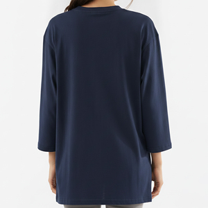 Nouveau design unique et tendance, meilleure qualité, respirant, coupe oversize, épaules tombantes, 100% coton, col rond, logo personnalisé, écologique, décontracté - Product Image 5