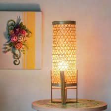 Modern Rustic Bamboo Pendant <b>Lamp</b> Shade For Dining Room And <b>Kitchen</b> - Product Image 3